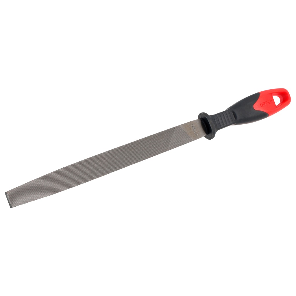 Lima plana muza con mango bimaterial 12" Urrea