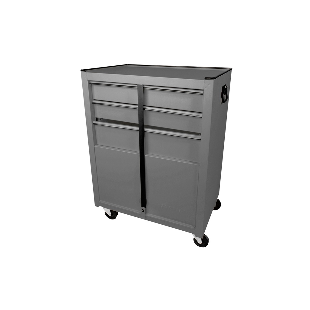 Gabinete móvil con 3 gavetas color gris 26" Surtek