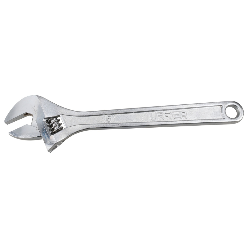 Llave ajustable cromada 15" Urrea