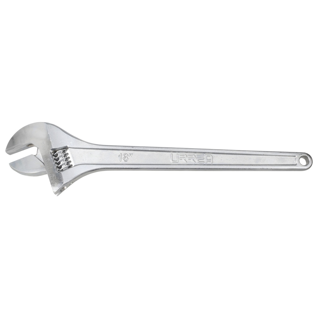Llave ajustable cromada 18" Urrea