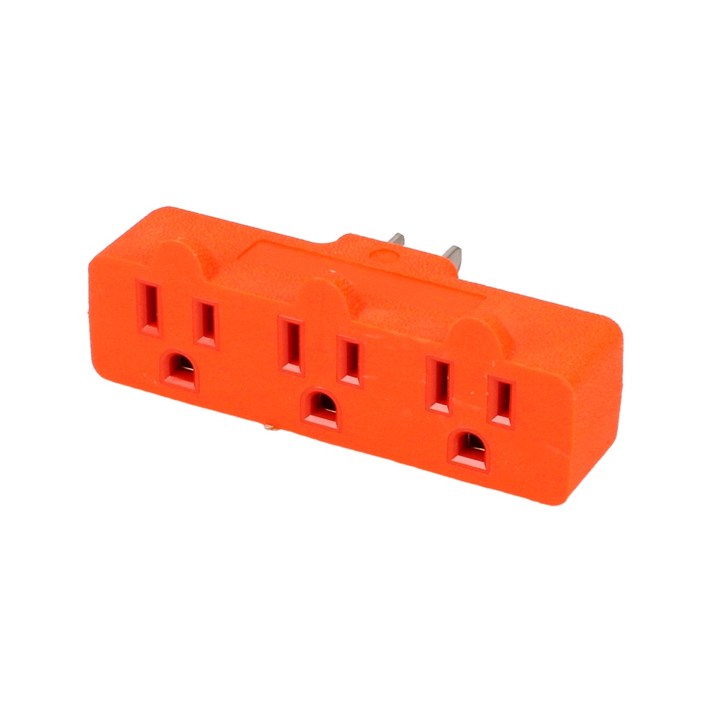 Multicontacto de pared tipo "F" 3 entradas Surtek