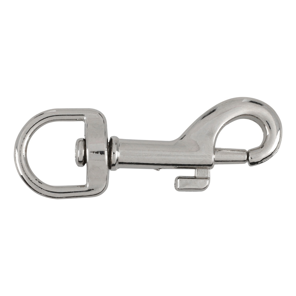 Bandola niquelada con gancho 3/8". Surtek