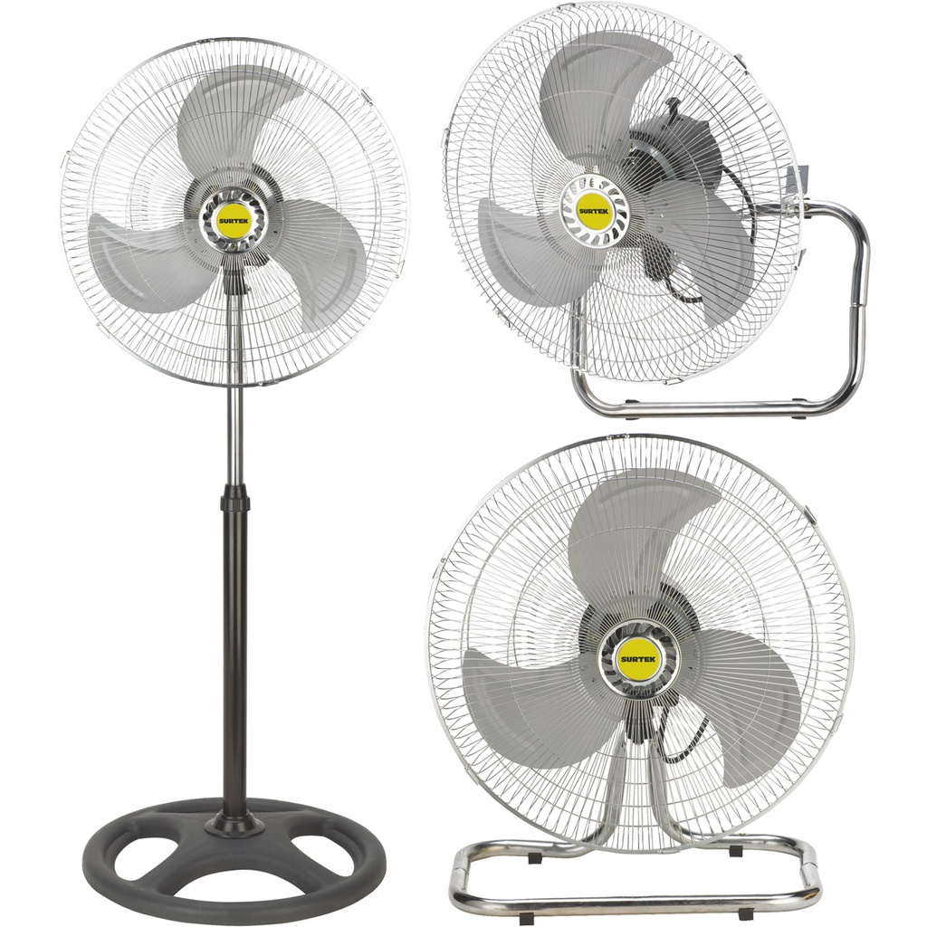 Ventilador 3 en 1, 3 velocidades, 18" Surtek