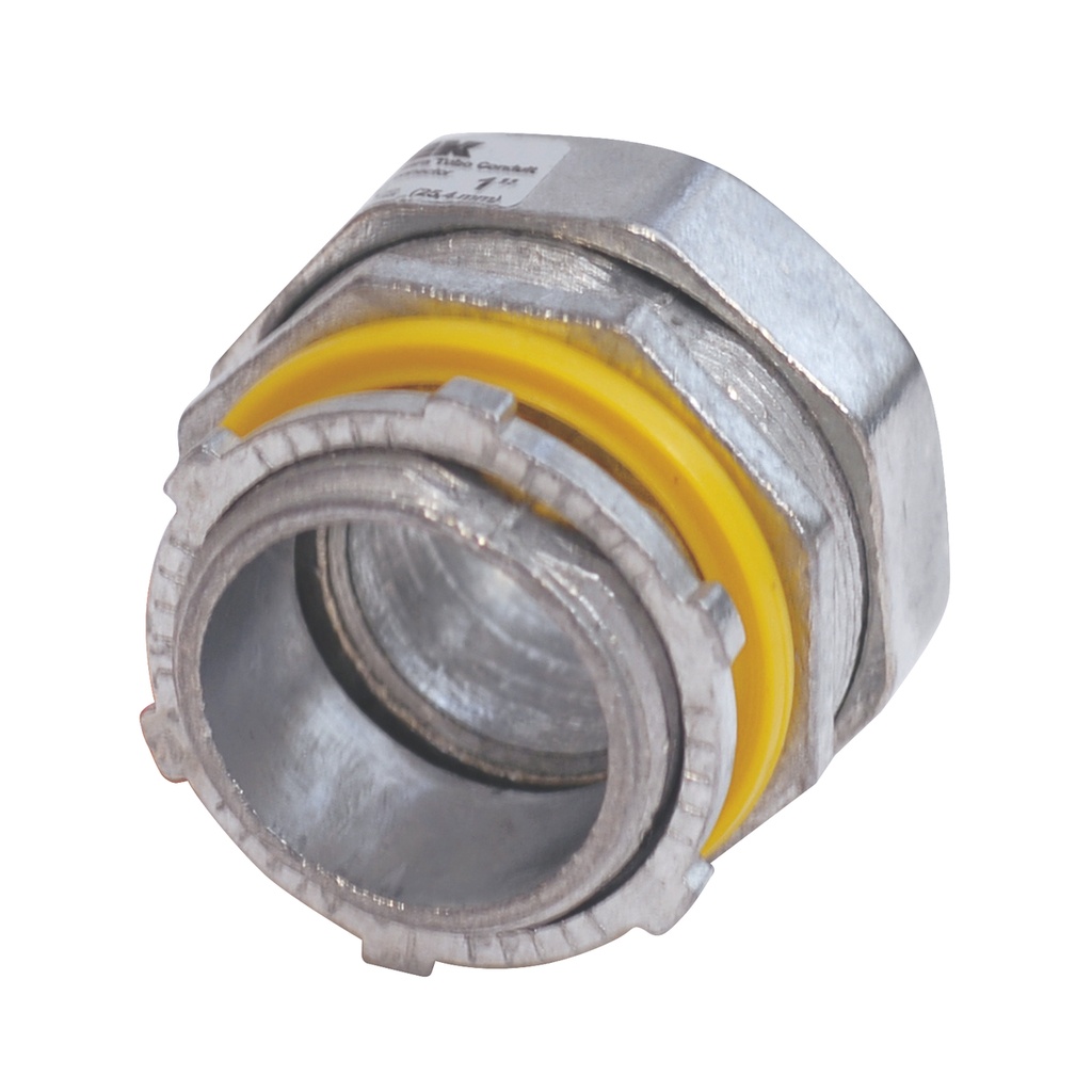 Conector recto para tubo liquid tight 1" Surtek