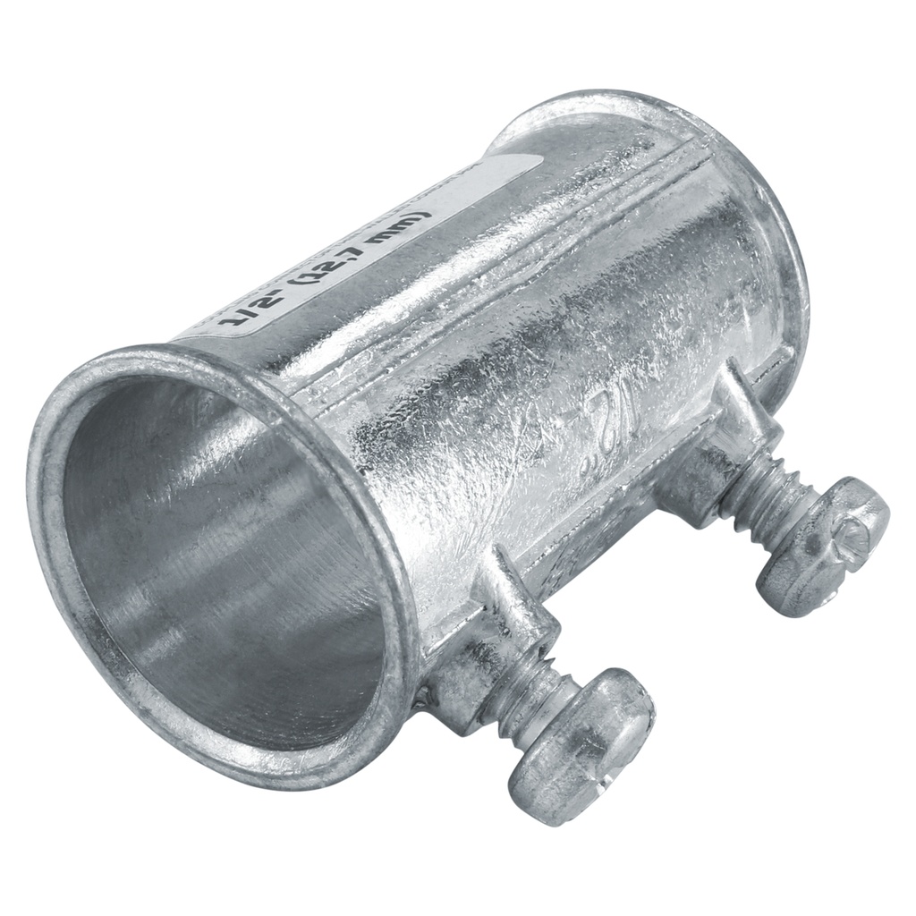 Conector cople para tubo conduit pared delgada 1/2" Surtek