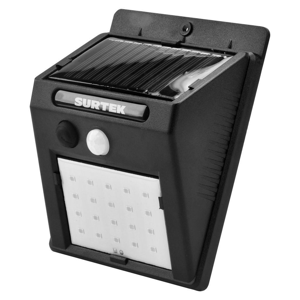 Luminario de LED solar con sensor de 160 lm Surtek