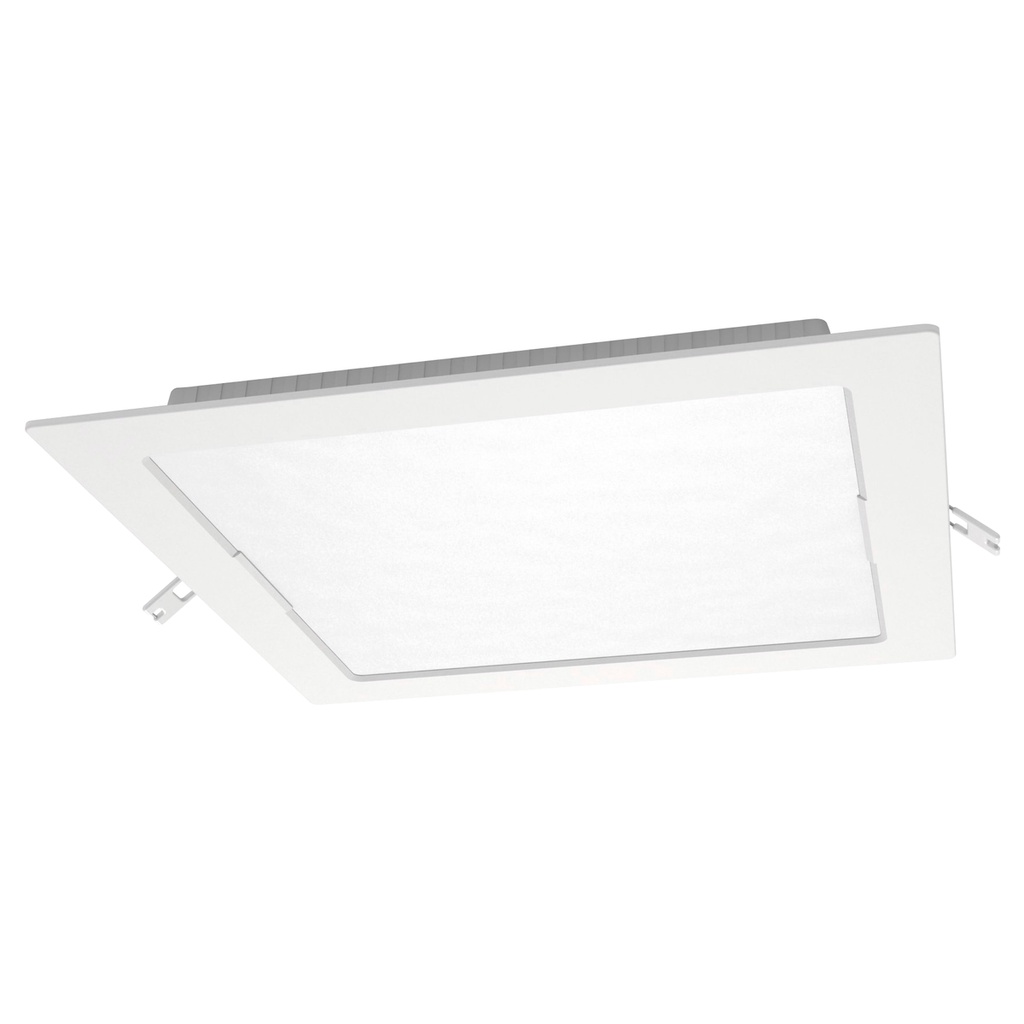 Luminario de LED empotrable cuadrado 12 W, luz de día Surtek