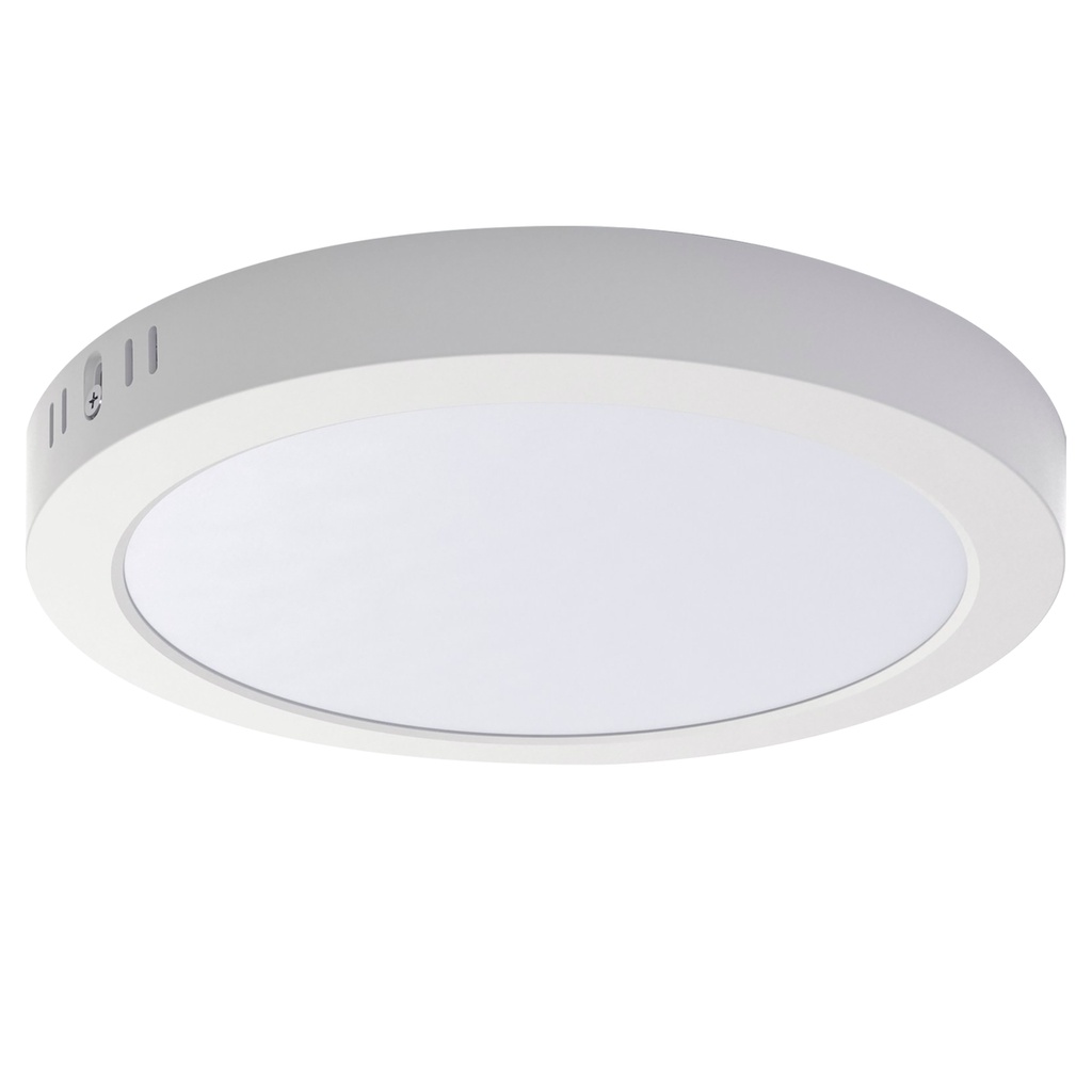 Luminario de LED de sobreponer redondo 12 W, luz de día Surtek