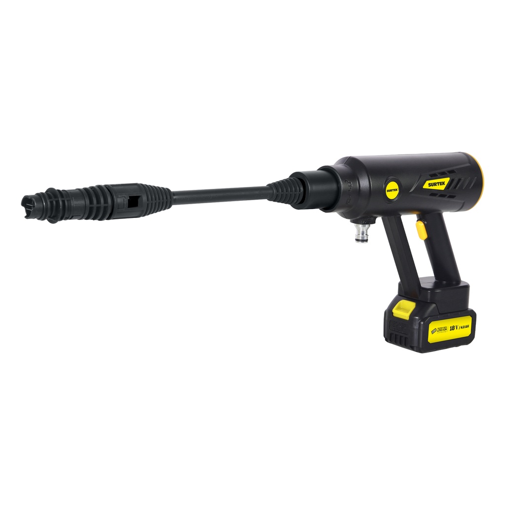 Pistola de lavado inalámbrica a batería Li-ion 350 W, 18 V Surtek