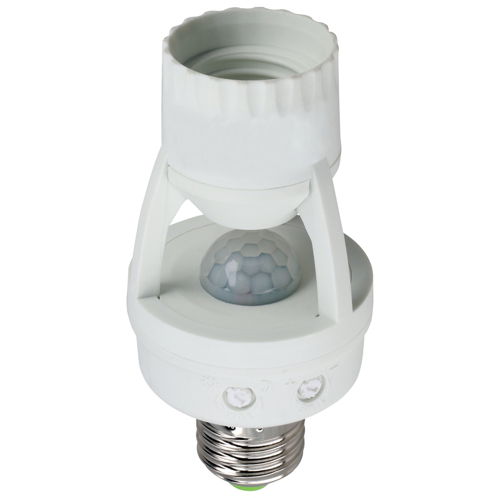 Sensor de movimiento con portalampara, 3m Surtek