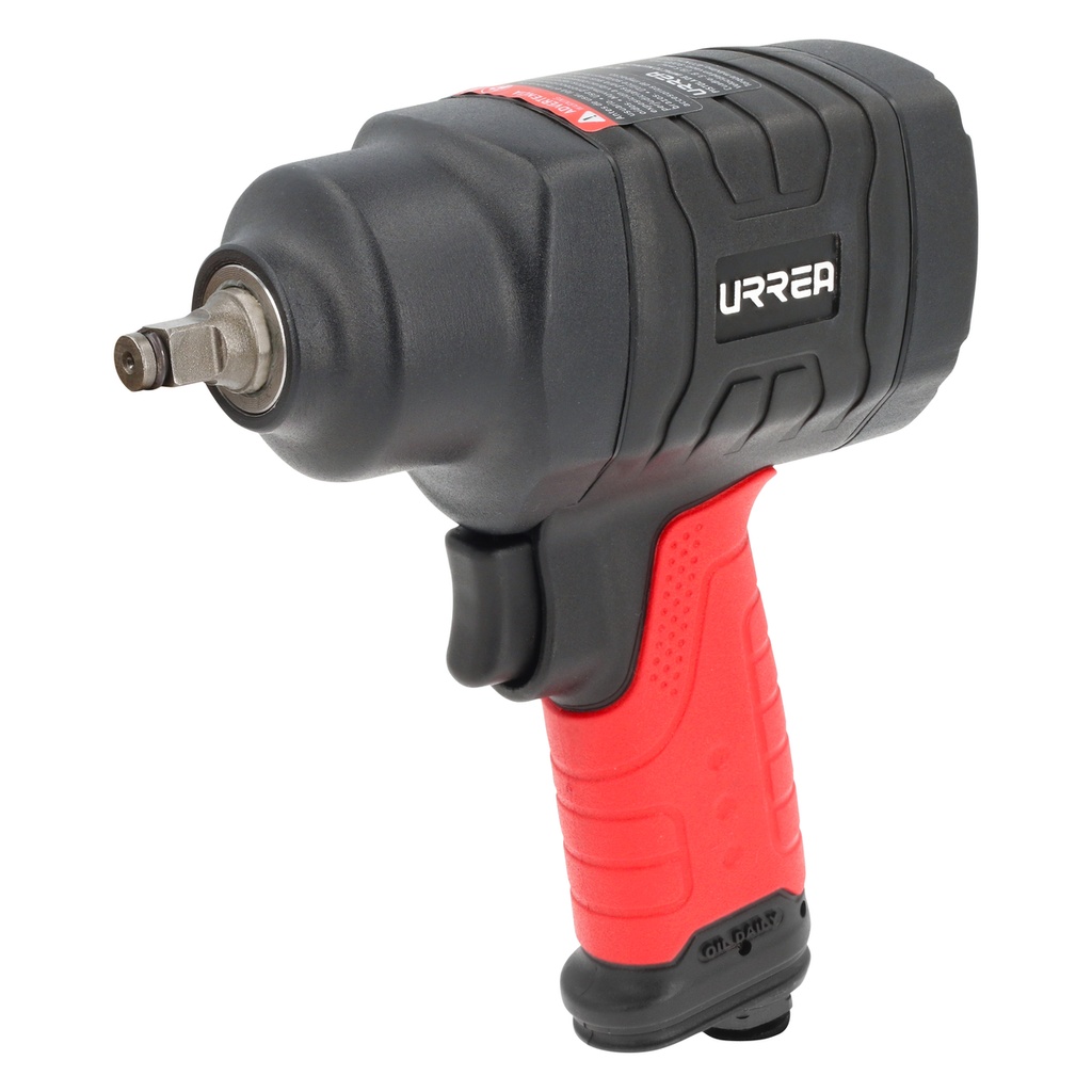 Pistola de impacto neumática cuadro de 3/8" 350 Ft-lb composite sistema twin hammer Urrea