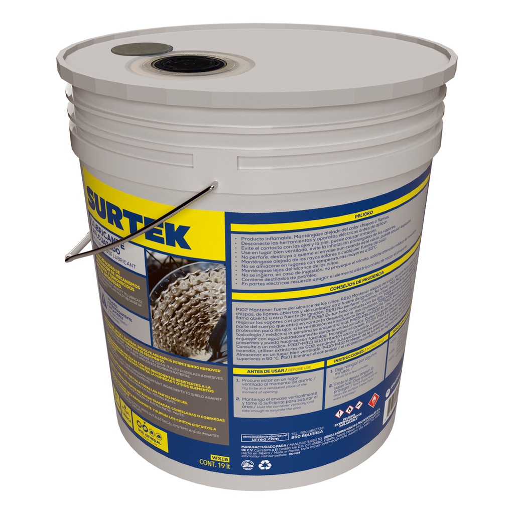 Aceite aflojatodo 19 lt Surtek