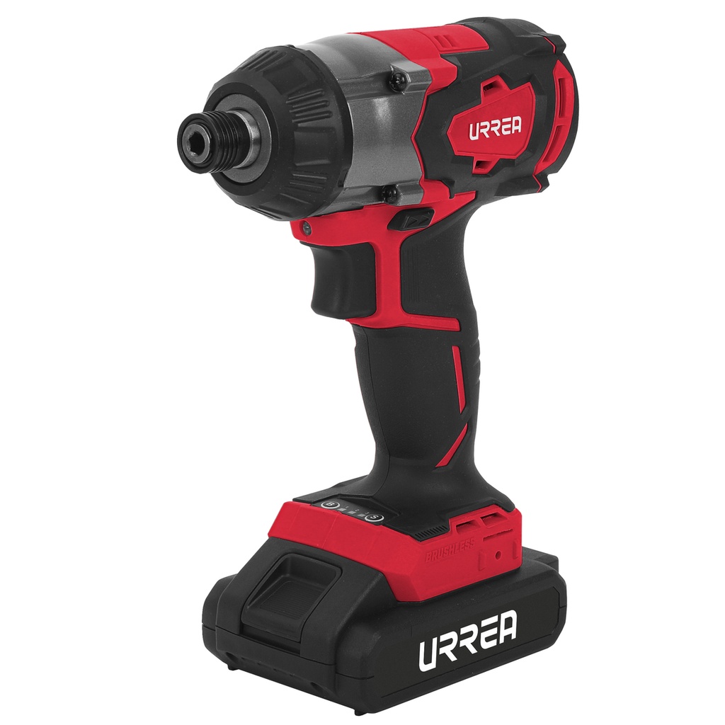 Atornillador de impacto 1/4" a batería Litio-ion 20 V 280 Nm Urrea