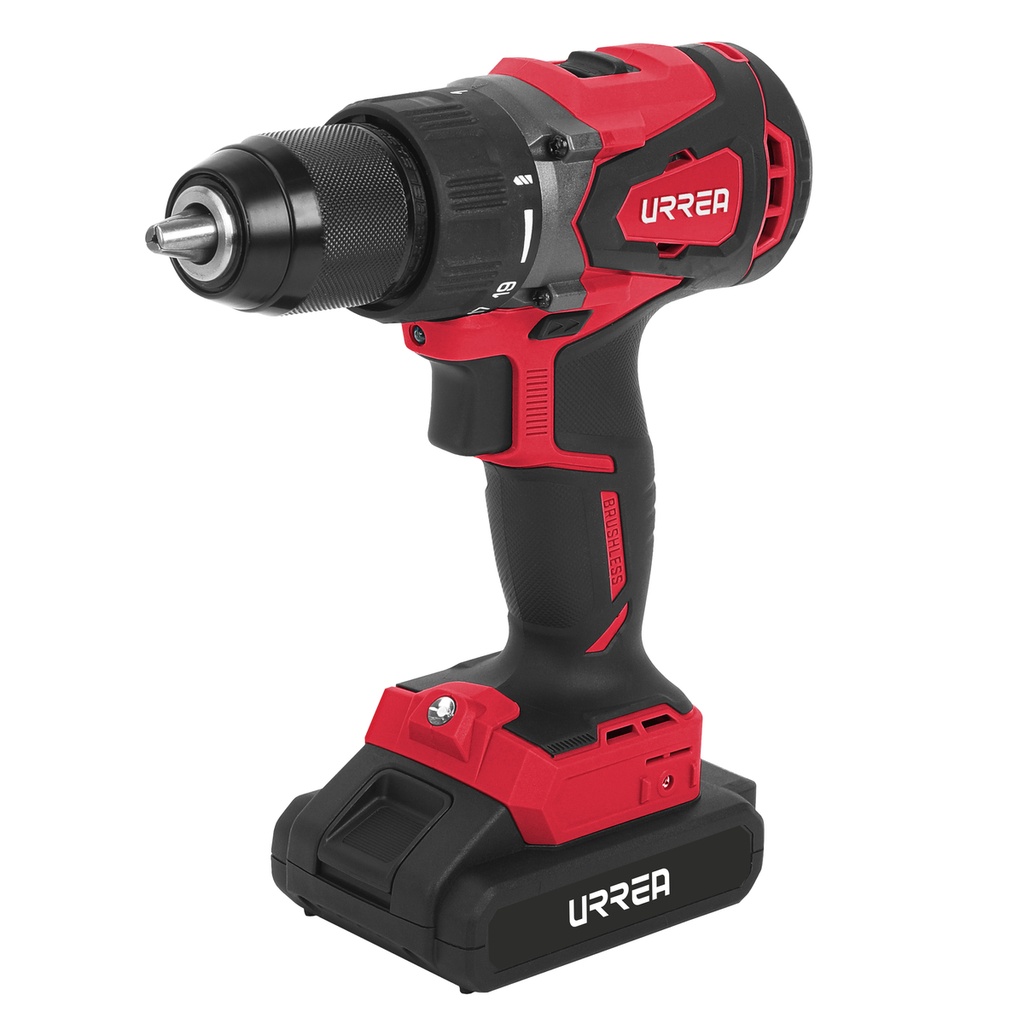 Taladro/atornillador 1/2" batería de Li-ion 20 V 70 Nm Urrea