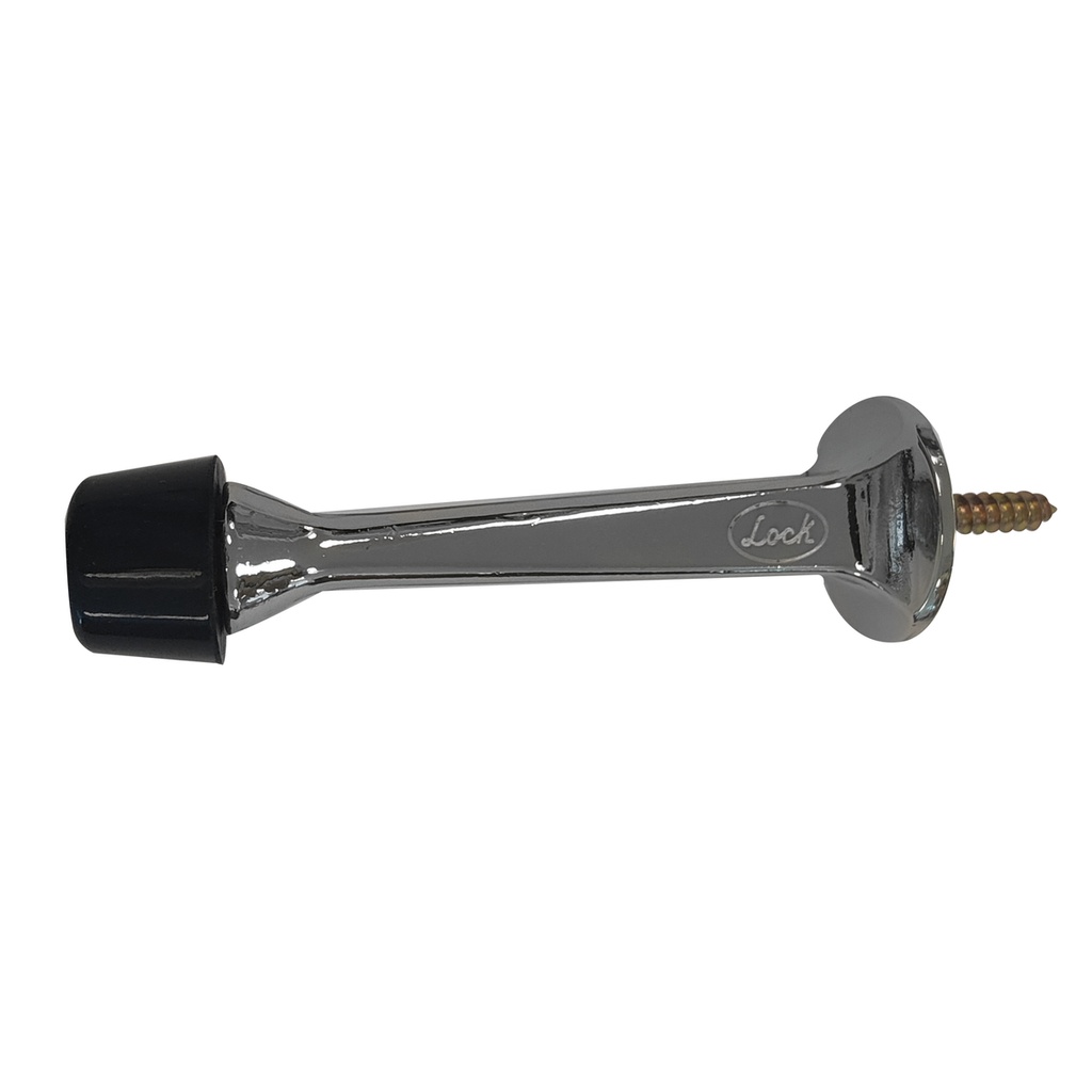 Tope recto para puerta níquel satinado Lock