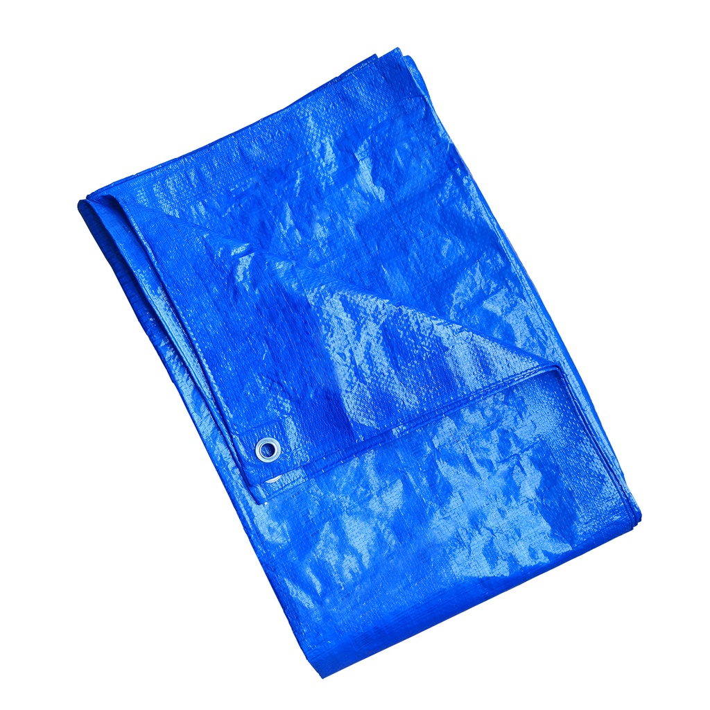 Lona de polietileno color azul ultraligera, 2.4 x 3.6 m Foy