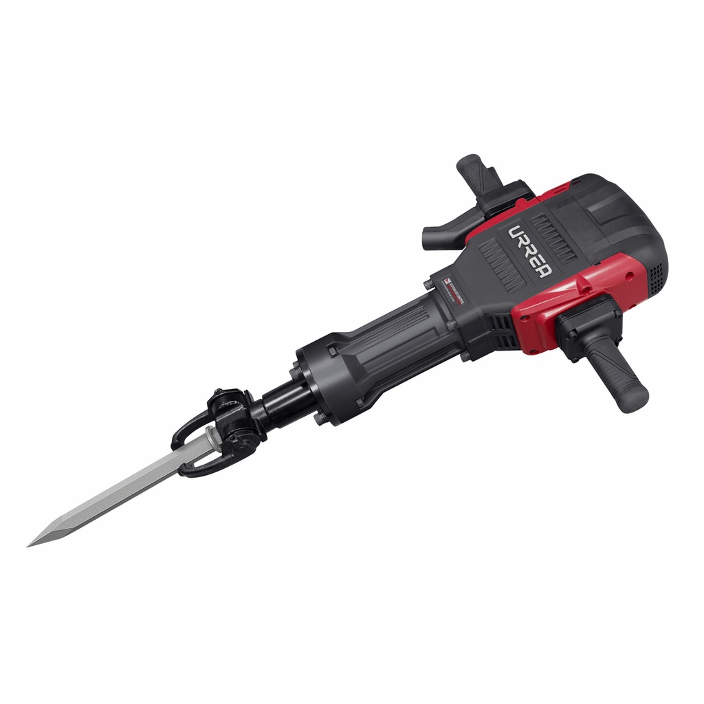 Martillo demoledor con control antivibración, zanco hexagonal 2000W, 120V, 62J, 1000 IPM Urrea