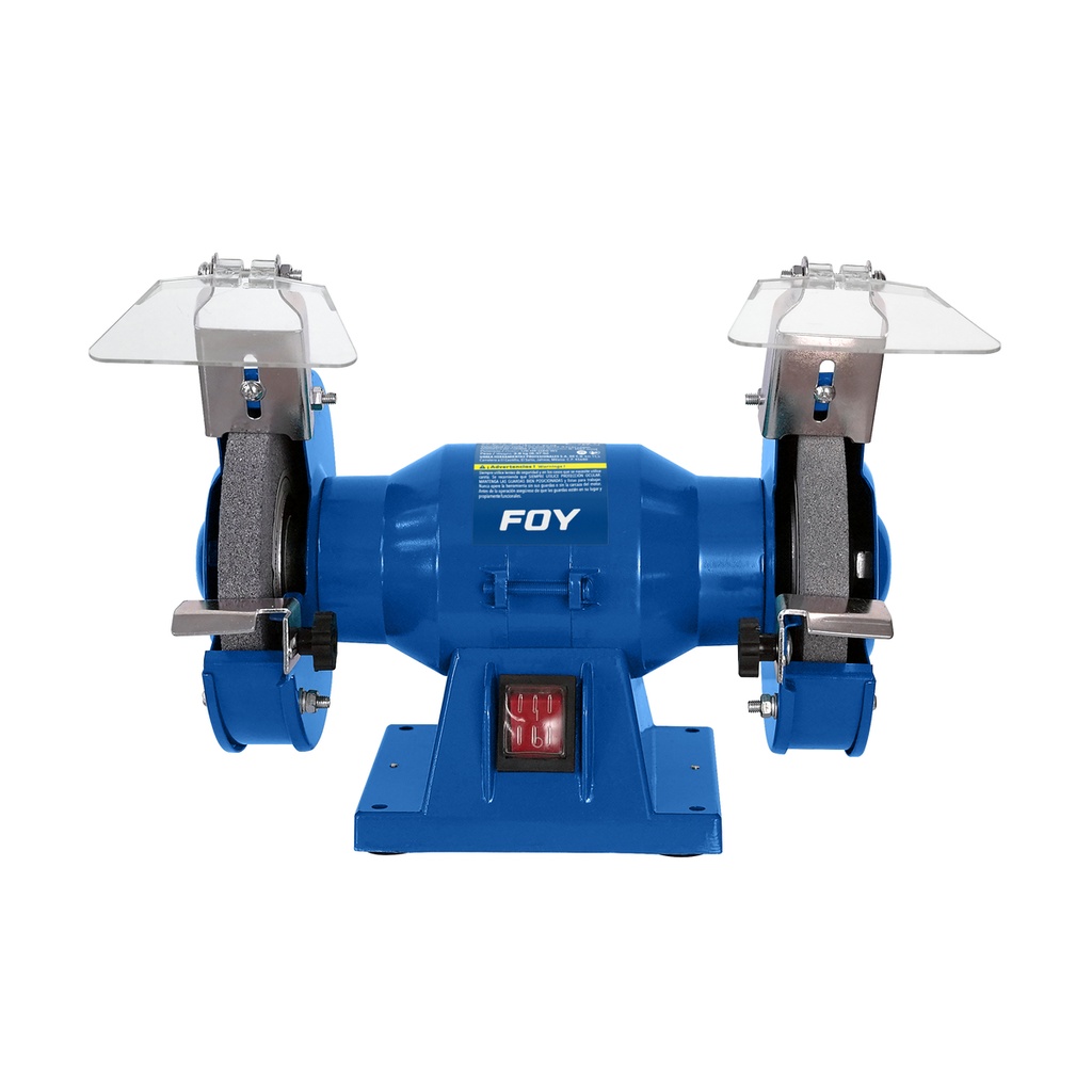 Esmeril de banco motor silencioso de inducción 5" 120 W 120 V, 3500 RPM Foy