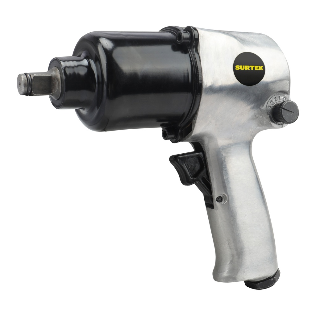 Pistola de impacto neumática cuadro de 1/2" 425 Ft-lb sistema twin hammer Surtek
