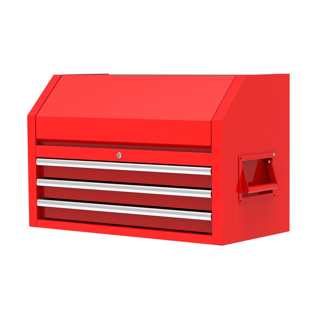 Gabinete superior 3 gavetas color rojo serie P 36" Urrea