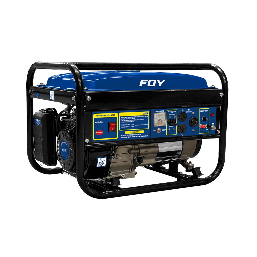 Generador a gasolina 3000 W, 210 cc, voltaje de salida 120-220 V Foy