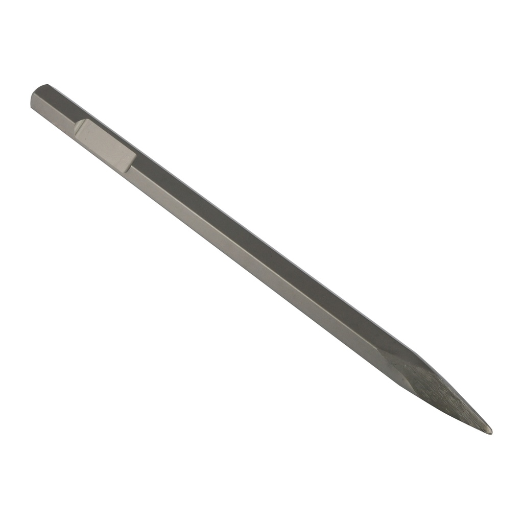 Cincel corta frío para martillos demoledores punta HEX 28 mm x 520 mm