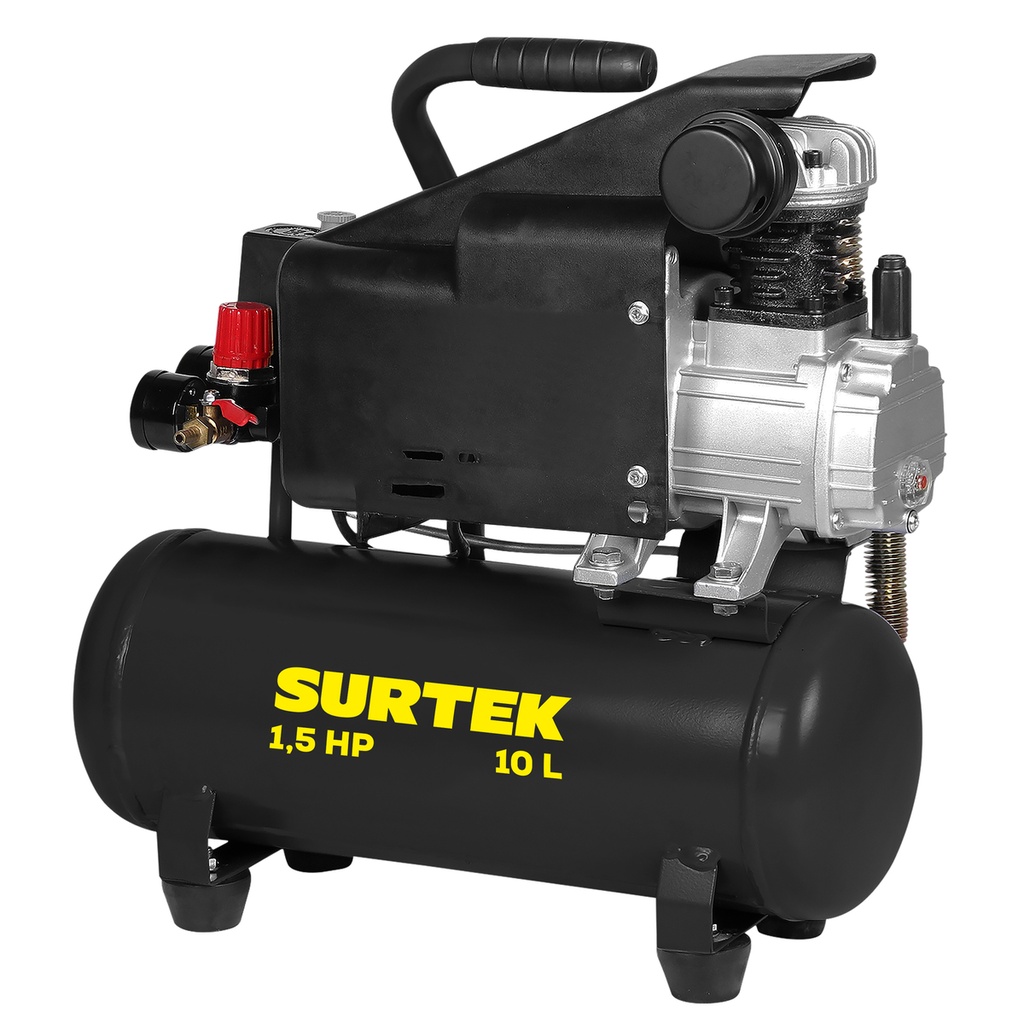 Compresor de aire eléctrico lubricado 10 Lt 1.5 HP, 120 V