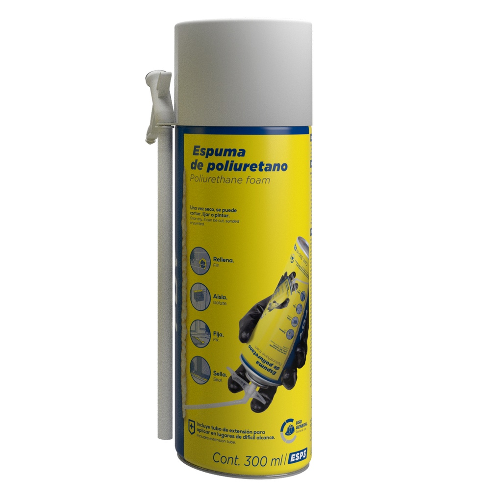 Espuma de poliuretano 300 ml Foy