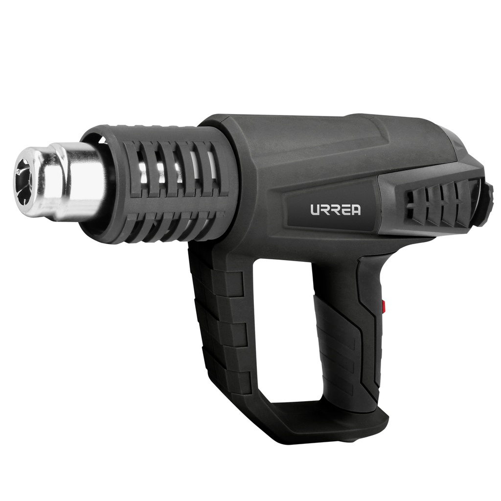 Pistola de calor contra sobrecalentamiento 1800 W, 50°C a 600°C, 120 V, 6 acc, maletin LCD Urrea