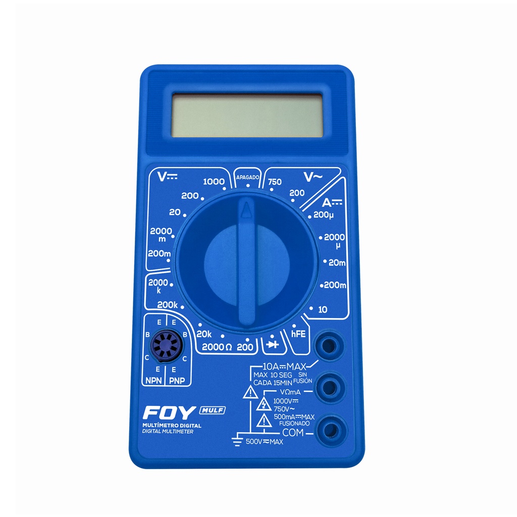 Multímetro digital compacto de gancho Foy