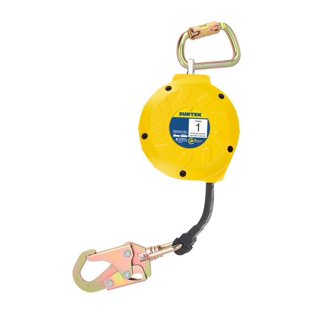 Línea de vida auto retráctil, de banda 10 Ft (3.04 m) Surtek