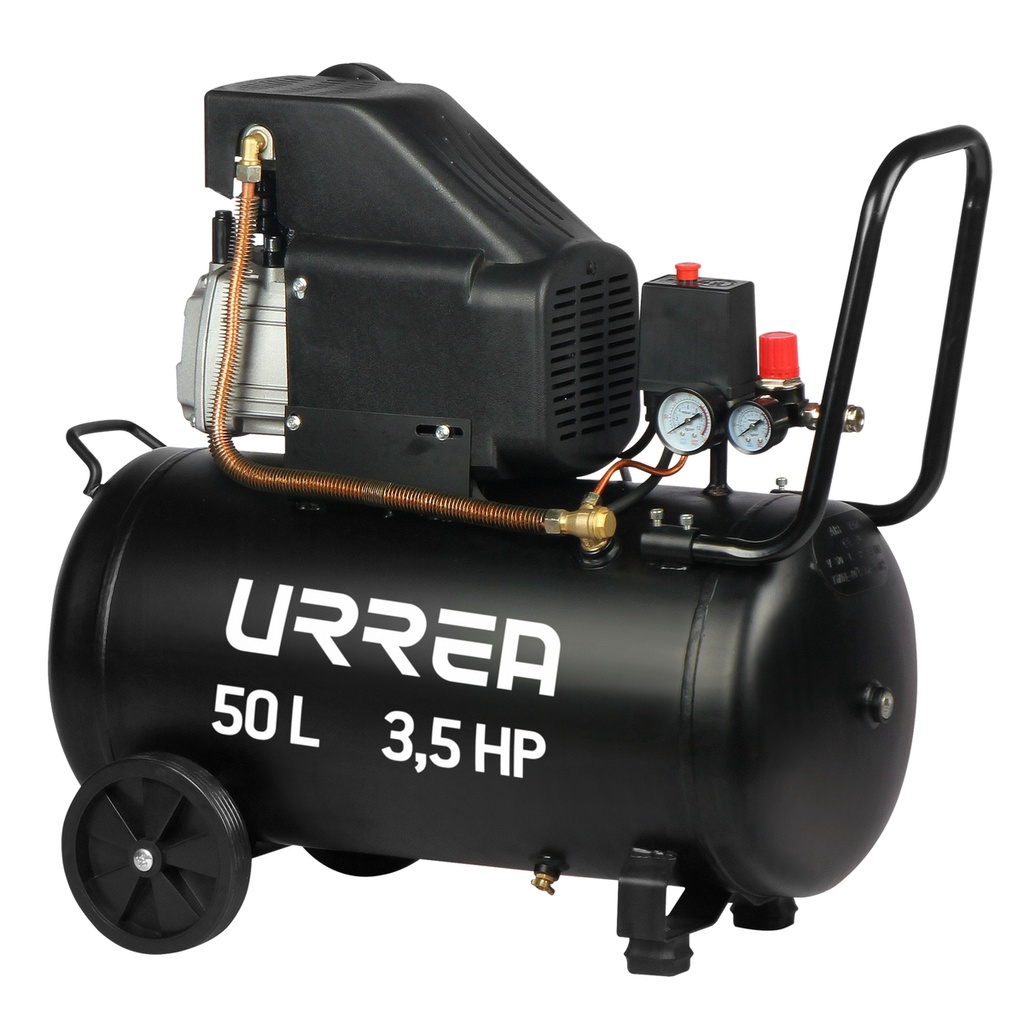 Compresor de aire eléctrico lubricado 50L, 3.5HP, 120V Urrea