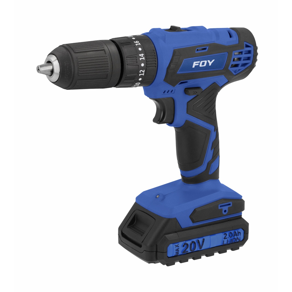Rotomartillo de impacto 1/2" a batería Litio-ion 20 V, 35 Nm Foy
