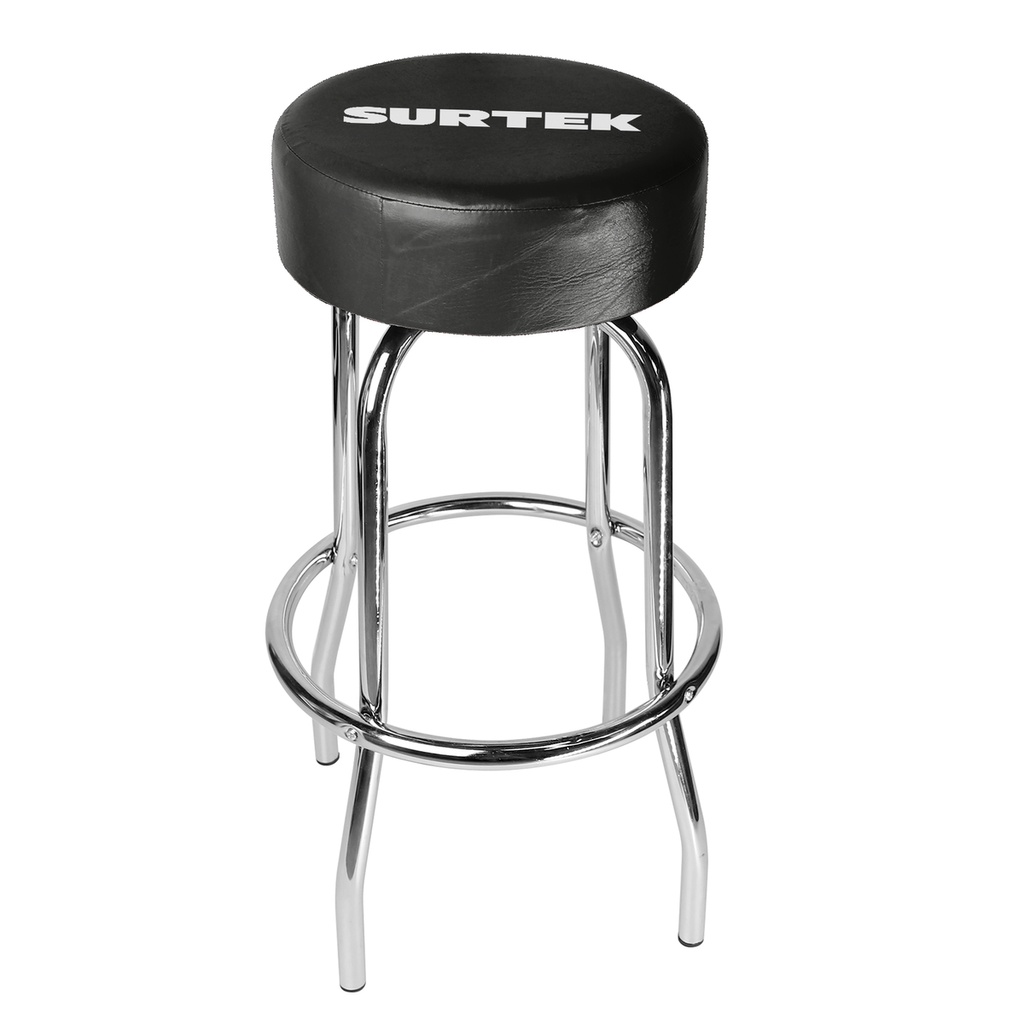 Banco para mecánico acolchonado color negro, 77 cm Surtek