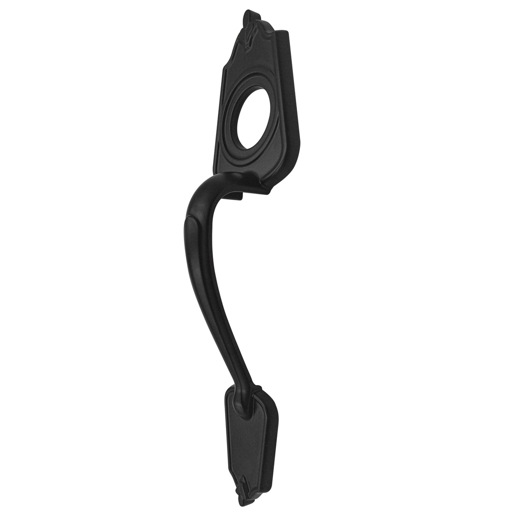 Jaladera para cerradura de sobreponer, negro mate, en caja Lock