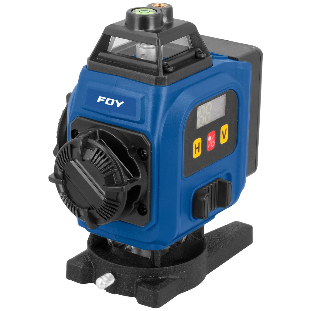 Nivel láser 16 líneas 360°, Pantalla LCD, alcance maximo de 20 m Foy