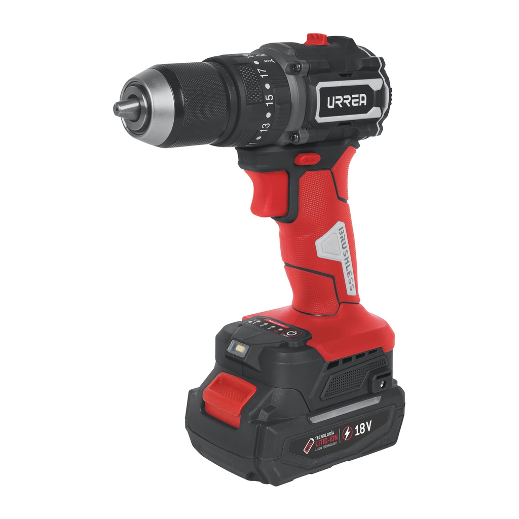 Rotomartillo de impacto 1/2" bat Litio-ion 18 V 60 Nm Urrea