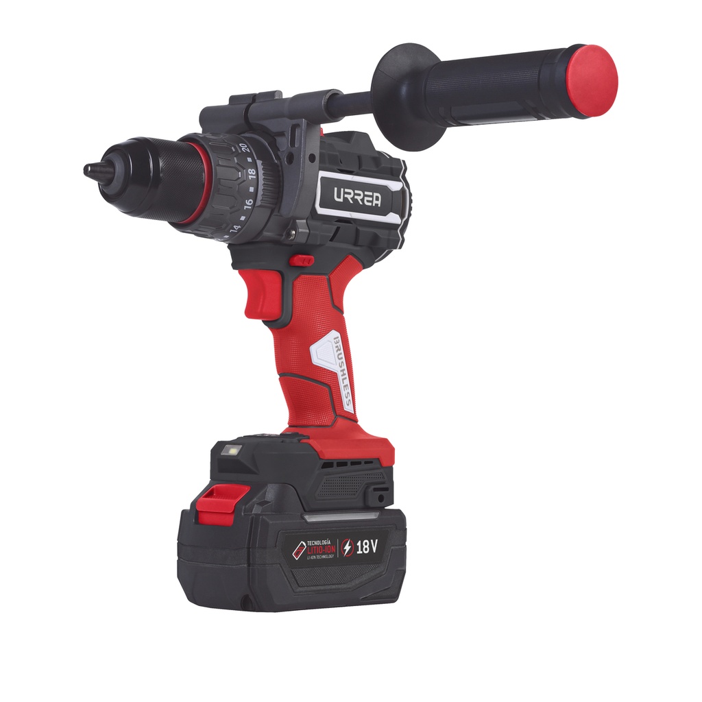 Rotomartillo de impacto 1/2" bat Litio-ion 18 V 150 Nm Urrea