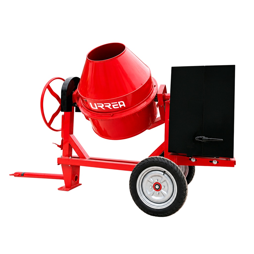 Revolvedora de cemento a gasolina de 1 saco, 320 L, 5 HP Urrea