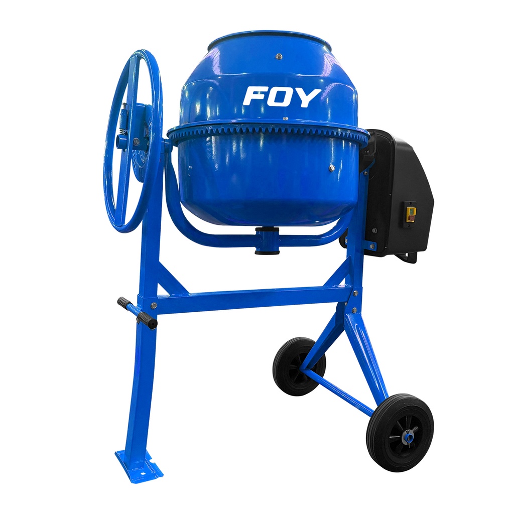 Revolvedora de cemento eléctrica 140 Lt, 0.8 HP Foy