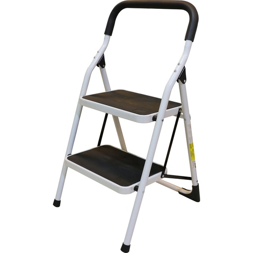 [ETT2] Escalera plegables tipo taburete de acero con 2 peldaños Surtek