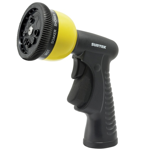 [130348] Pistola para riego con recubrimiento de PVC con 9 funciones 3/4" GHT Surtek