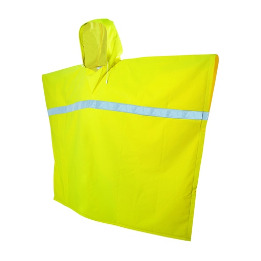 [137619] Poncho impermeable con cintas reflejantes unitalla Surtek