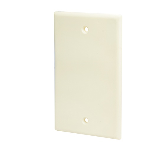 [136603] Placa ciega plástica, línea estándar, color marfil Surtek