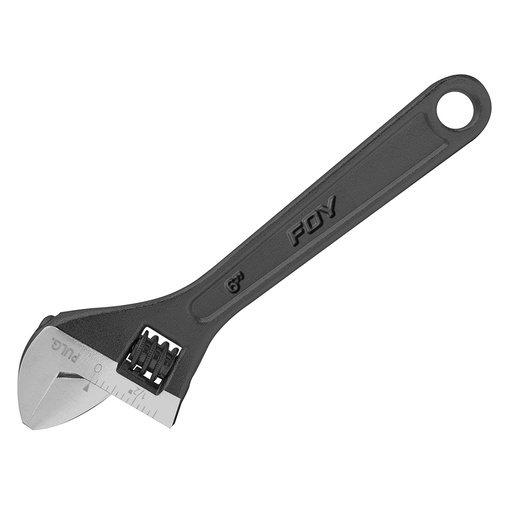 [140426] Llave ajustable pavonada 6" Foy