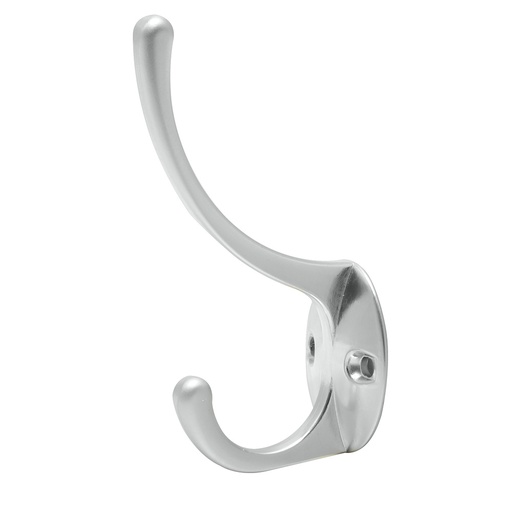 [11PE] Gancho perchero sombrero y abrigo, níquel satinado Lock