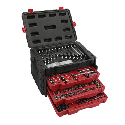 [JCB01] Juego combinado de herramienta para mecánico 450 piezas, con caja plástica de 3 gavetas Urrea