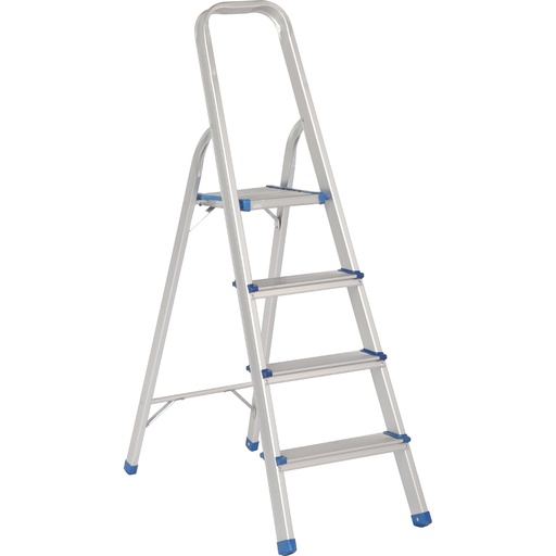 [ETTA4] Escalera plegables tipo taburete de aluminio con 4 peldaños Surtek