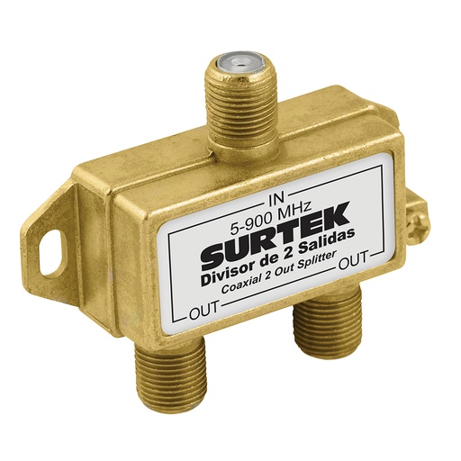 [153206] Divisor coaxial , 1 entrada 2 salidas Surtek