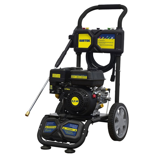 [HG755] Hidrolavadora a gasolina 5.5 HP 2900 PSI, 7.2 Lt por minuto Surtek